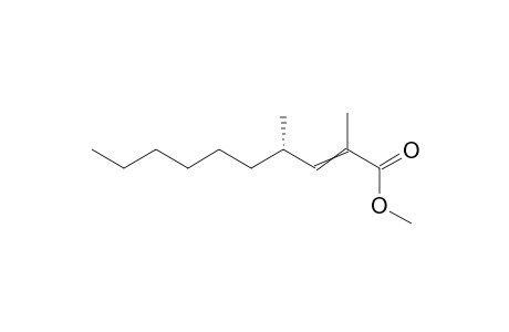 methyl (4S)-2,4-dimethyldec-2-enoate