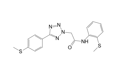 Acetamide, N-(2-methylsulfanylphenyl)-2-[5-(4-methylsulfanylphenyl)tetrazol-2-yl]-