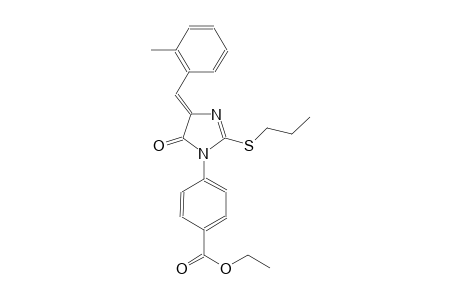 benzoic acid, 4-[(4Z)-4,5-dihydro-4-[(2-methylphenyl)methylene]-5-oxo-2-(propylthio)-1H-imidazol-1-yl]-, ethyl ester