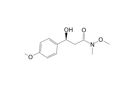 (S)-3-Hydroxy-N-methoxy-N-methyl-3-(4-methoxyphenyl)propamide