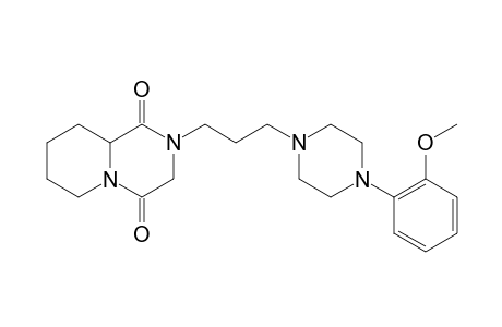 2-[3-[4-(ORTHO-METHOXYPHENYL)-PIPERAZIN-1-YL]-PROPYL]-1,4-DIOXOPERHYDRO-PYRIDO-[1,2-A]-PYRAZINE