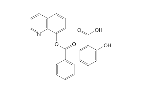 8-QUINOLINOL, BENZOATE, COMPOUND WITH SALICYLIC ACID