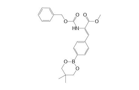 Methy; (Z)-2-(Benzyloxycarbonylamino)-3-[4-(5,5-dimethyl-1,3,2-dioxaboran-2-yl)phenyl]acrylate
