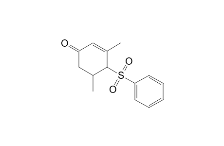 3,5-Dimethyl-4-phenylsulfonyl-2-cyclohexene-1-one