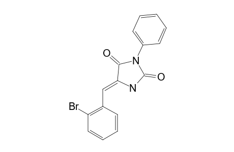 5-[(Z)-1-(2-BROMOPHENYL)-METHYLIDENE]-3-PHENYL-IMIDAZOLIDINE-2,4-DIONE