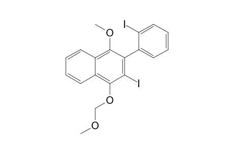 1-Methoxy-2-(2'-iodophenyl)-3-iodo-4-(methoxymethoxy)-naphthalene