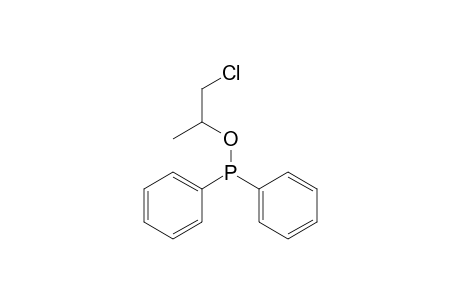 Phosphinous acid, diphenyl-, 2-chloro-1-methylethyl ester