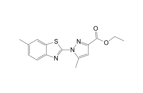 1-(6'-Methylbenzothiazol-2'-yl)-5-methyl-3-ethoxycarbonylpyrazole
