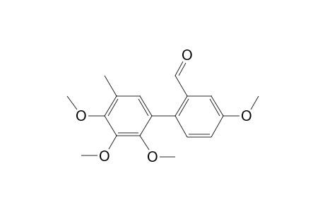 1.1'-Biphenyl, 2,3,4,4'-tetramethoxy-5-methyl-6'-formyl-