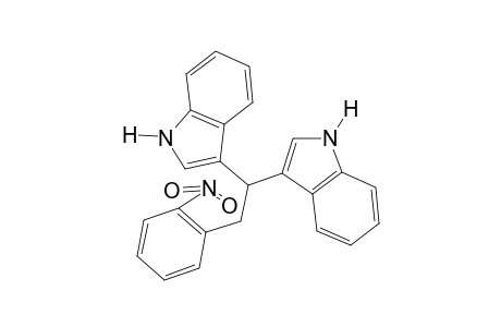 3-[1-(1H-indol-3-yl)-2-(2-nitrophenyl)ethyl]-1H-indole