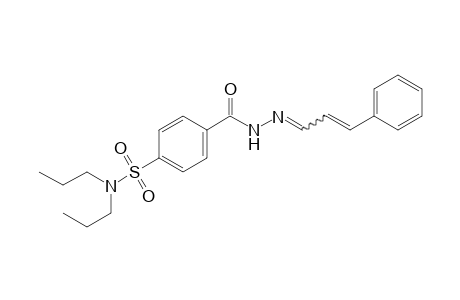 p-(dipropylsulfamoyl)benzoic acid, cinnamylidenehydrazide