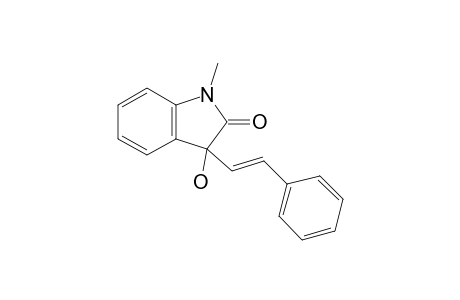 (E)-3-Hydroxy-1-methyl-3-styrylindolin-2-one