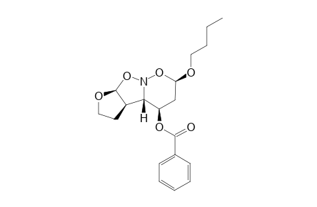 REL-(3A-R,3B-S,4R,6R,9A-S)-4-BENZOYLOXY-6-BUTYLOXYOCTAHYDRO-(FURO-[1,2-D]-ISOXAZOLO)-[4,5-B]-[1,2]-OXAZINE
