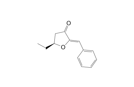 (2Z,5S)-2-benzal-5-ethyl-tetrahydrofuran-3-one