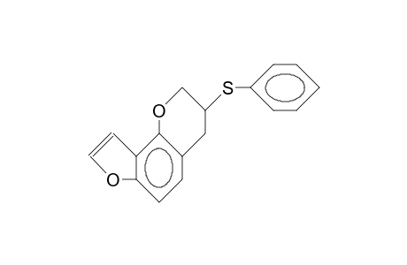 3-Phenylthio-(2,3,4H)-furo(2,3-H)-1-benzopyran