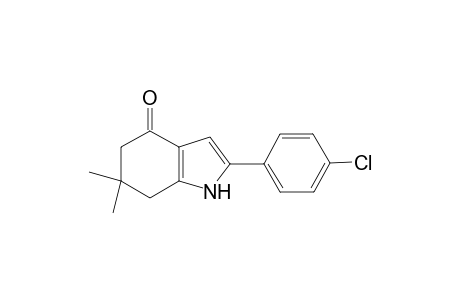 2-(4-Chlorophenyl)-6,6-dimethyl-6,7-dihydro-1H-indol-4(5H)-one