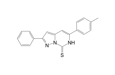 5-(p-Methylphenyl)-2-phenylpyrazlo[1,5-c]pyrimidine-7(6)-thione