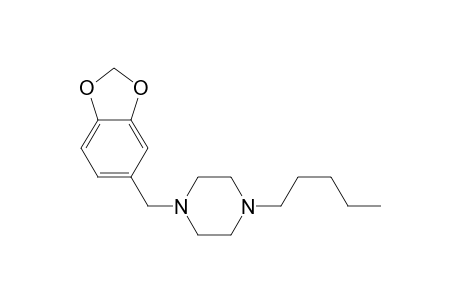 1-(3,4-Methylenedioxyphenyl)-4-pentylpiperazine