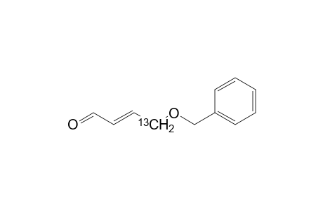 [4-13C]-(E)-4-(benzyloxy)but-2-enal
