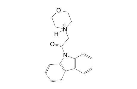 4-[2-(9H-carbazol-9-yl)-2-oxoethyl]morpholin-4-ium