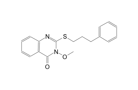3-methoxy-2-[(3-phenylpropyl)sulfanyl]-4(3H)-quinazolinone