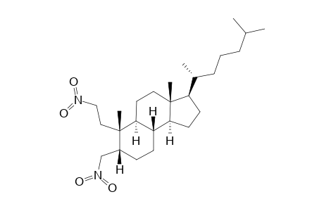 A-Nor-2,3-secocholestane, 2,3-dinitro-, (5.beta.)-