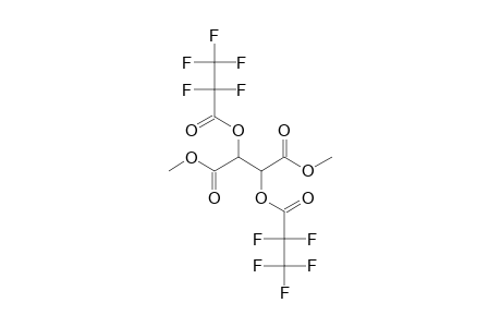 (2R,3R)-2,3-Dihydroxybutanedioic acid, dimethyl ester, bis(pentafluoropropionate)