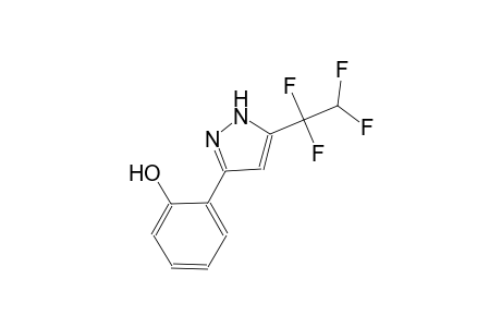 2-[5-(1,1,2,2-tetrafluoroethyl)-1H-pyrazol-3-yl]phenol