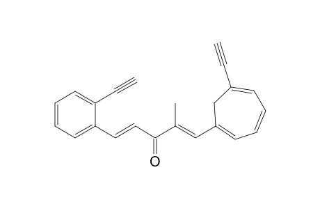 (1E,4E)-1-(6-ethynyl-1-cyclohepta-1,3,5-trienyl)-5-(2-ethynylphenyl)-2-methyl-3-penta-1,4-dienone