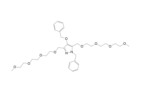 1-benzyl-3,5-bis[2-[2-(2-methoxyethoxy)ethoxy]ethoxymethyl]-4-phenylmethoxypyrazole