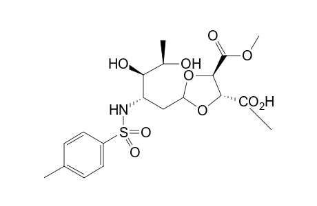 4,5-Dihydroxy-3-tosylamino-D-xylo-hexanal-((2R,3R)-tartaricacid-dimethylester-acetal)