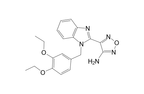 4-[1-(3,4-Diethoxy-benzyl)-1H-benzoimidazol-2-yl]-furazan-3-ylamine