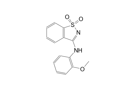 N-(2-methoxyphenyl)-1,2-benzisothiazol-3-amine 1,1-dioxide