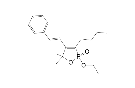 3-Butyl-2-ethoxy-5, 5-dimethyl-4-(E-styryl)-2, 5-dihydro-[1, 2]-oxaphosphole 2-oxide