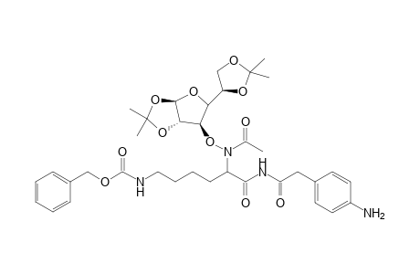 N(2)-[(1,2:5,6-Di-O-isopropylidene-.beta.,D-fructopyranose-3-O-yl)acetyl]-N(6)-(benzyloxycarbonyl)-L-Lysin-4-acetamidoanilide