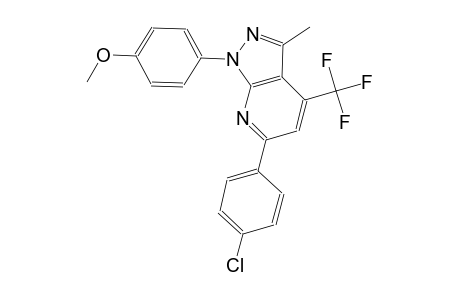 1H-pyrazolo[3,4-b]pyridine, 6-(4-chlorophenyl)-1-(4-methoxyphenyl)-3-methyl-4-(trifluoromethyl)-