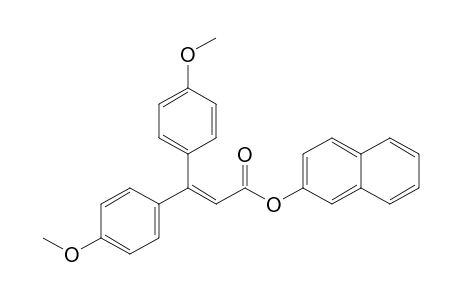3,3-bis(p-methoxyphenyl)acrylic acid, 2-naphthyl ester