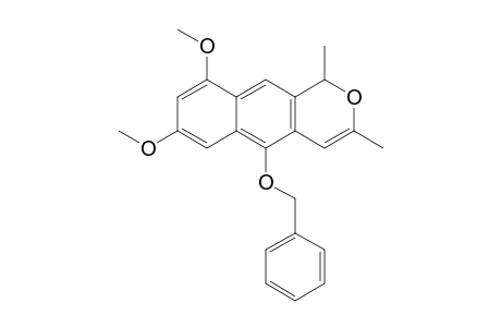 5-(Benzyloxy)-7,9-dimethoxy-1,3-dimethyl-1H-benzo[g]isochromene