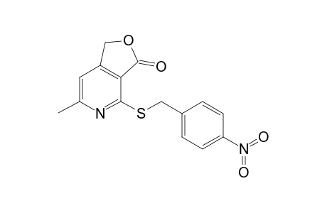 Furo[3,4-c]pyridin-3(1H)-one, 6-methyl-4-[[(4-nitrophenyl)methyl]thio]-