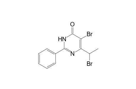 5-Bromo-6-(1-bromoethyl)-2-phenylpyrimidin-4(3H)-one