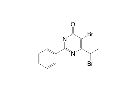 5-Bromo-6-(1-bromoethyl)-2-phenylpyrimidin-4(3H)-one