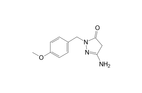 3-amino-1-(p-methoxybenzyl)-2-pyrazolin-5-one