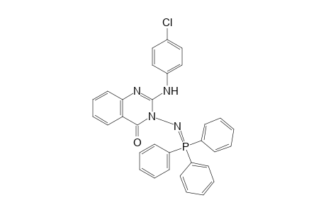 2-(4-Chloroanilino)-3-(triphenylphosphoranylideneamino)-4-quinazolinone