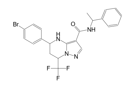 5-(4-bromophenyl)-N-(1-phenylethyl)-7-(trifluoromethyl)-4,5,6,7-tetrahydropyrazolo[1,5-a]pyrimidine-3-carboxamide