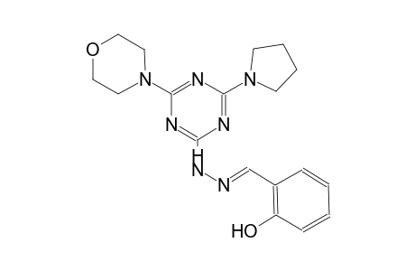 benzaldehyde, 2-hydroxy-, [4-(4-morpholinyl)-6-(1-pyrrolidinyl)-1,3,5-triazin-2-yl]hydrazone