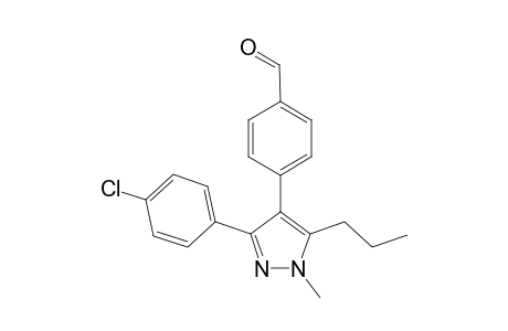 4-(3-(4-Chlorphenyl)-1-methyl-5-propyl-1H-pyrazol-4-yl)benzaldehyde