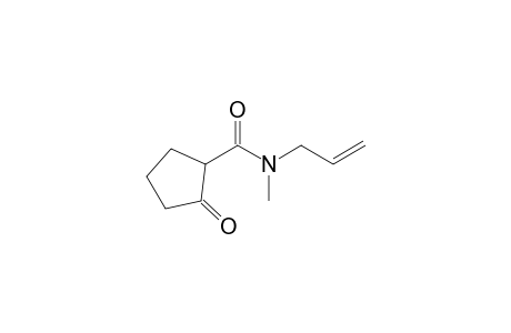 N-allyl-2-keto-N-methyl-cyclopentanecarboxamide