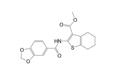 methyl 2-[(1,3-benzodioxol-5-ylcarbonyl)amino]-4,5,6,7-tetrahydro-1-benzothiophene-3-carboxylate