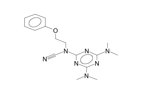 2,4-bis(dimethylamino)-6-[N-cyano-N-(2-phenoxyethyl)amino]-1.3.5-triazine