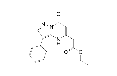 ethyl (7-oxo-3-phenyl-4,7-dihydropyrazolo[1,5-a]pyrimidin-5-yl)acetate